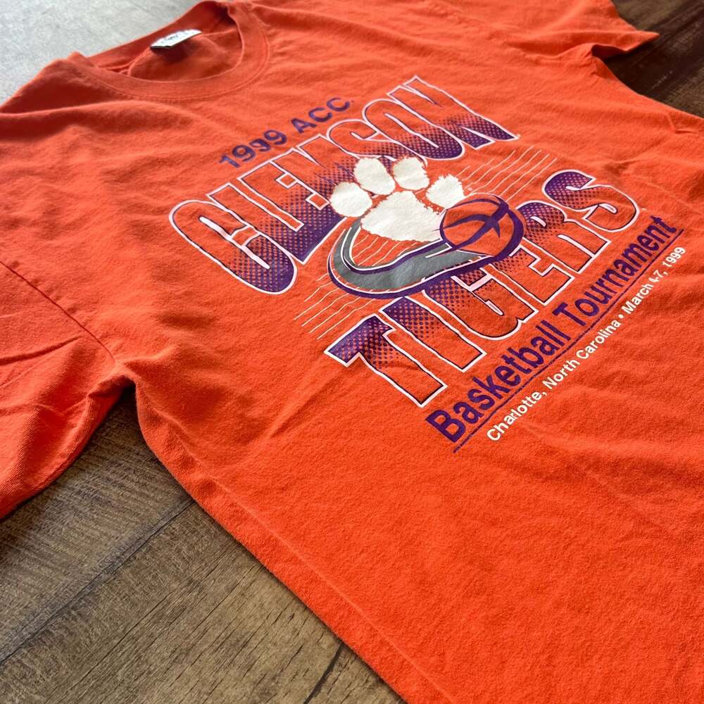 Clemson Tigers 1999 ACC Short Sleeve T-Shirt Size XL